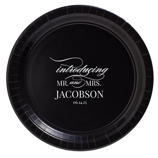 Introducing Mr and Mrs Paper Plates